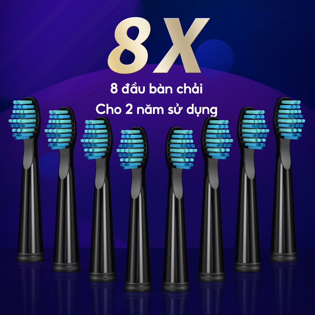 Bàn chải điện Sonic thế hệ mới Seago SG 958 - Bảo hành 12 tháng