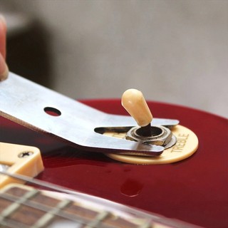 SUN Stainless Steel Guitar Spanner Wrench Multi Spanner Wrench for Guitar Switch Knobs Tuner Multifunction Guitar Knobs