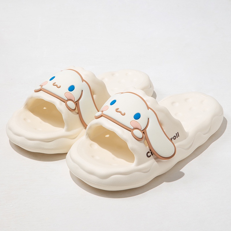 Dép Đi Trong Nhà YB3 Sanrio Cinnamoroll Kuromi Melody Ếch Mùa Hè Bằng EVA Dày Đế Dày Cho Học Sinh Nữ BY3