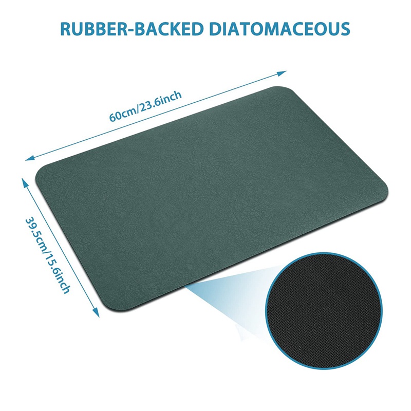 Thảm Chùi Chân Siêu Thấm Hút Nhanh Khô Tiện Dụng Cho Nhà Tắm