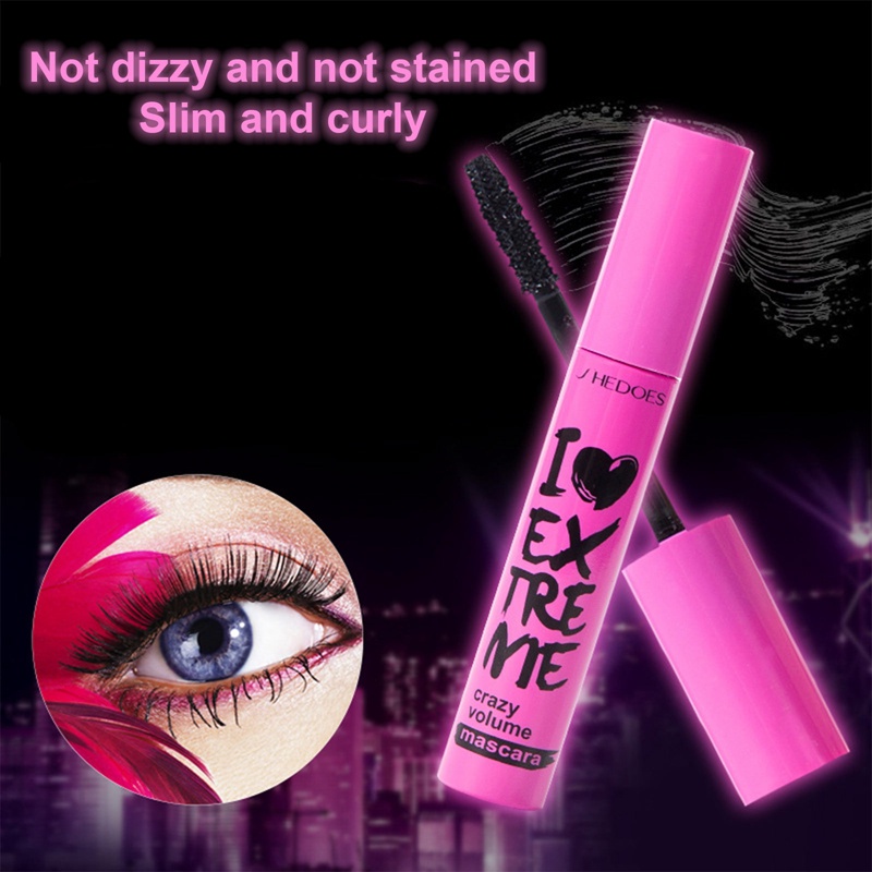 Mascara DAYLIGHT I Love Extreme Crazy Volume Màu Đen Lâu Trôi Chống Thấm Nước Chuốt Dài Và Cong Mi