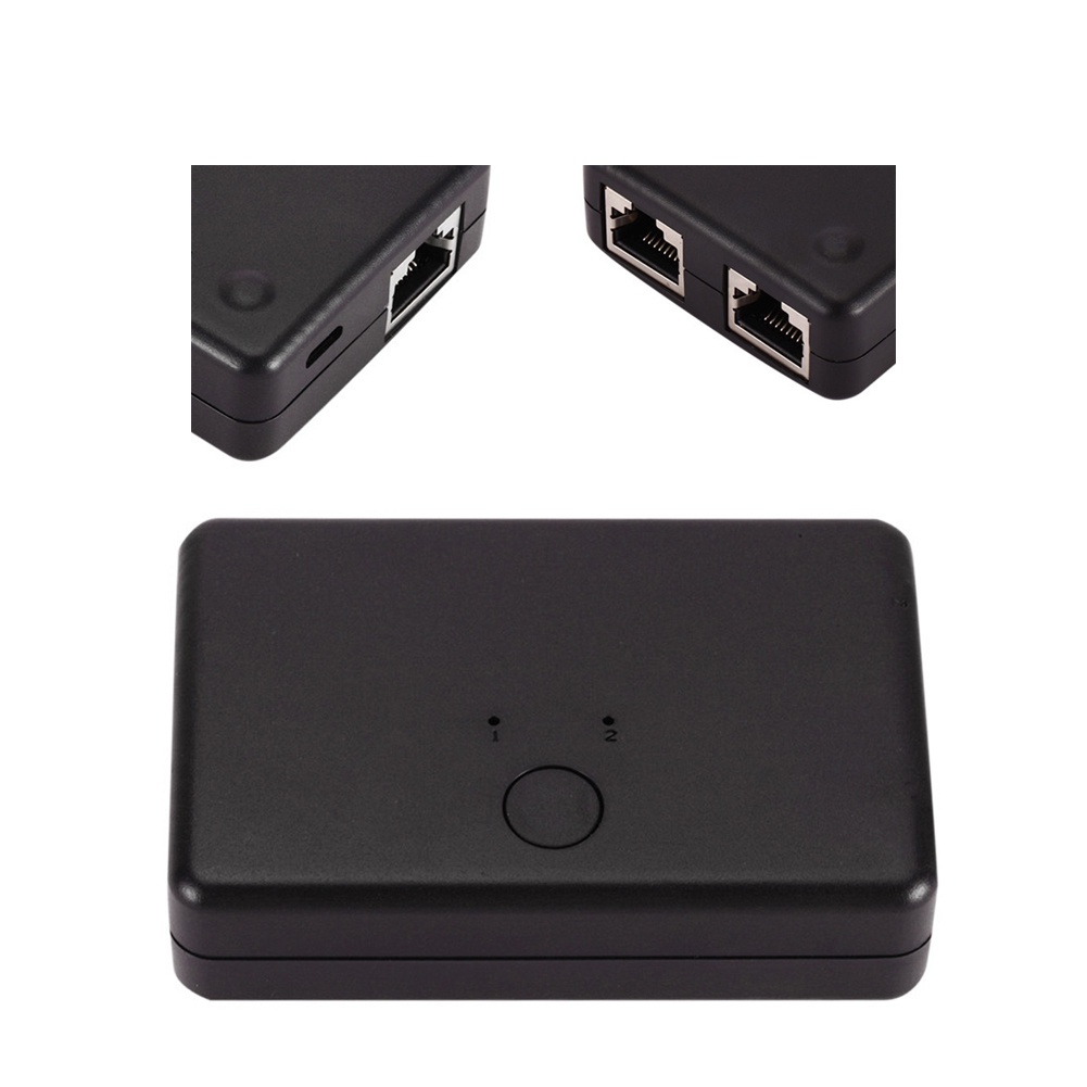 Bộ Chuyển Đổi 2 Cổng Lan RJ45 Cho Máy Tính