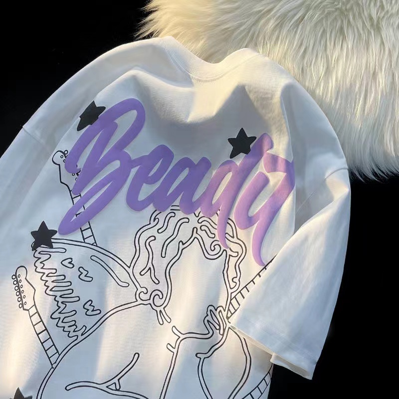 NRVP Áo Thun 100% Cotton Tay NgắN Plus Size Cho Nam Và Nữ