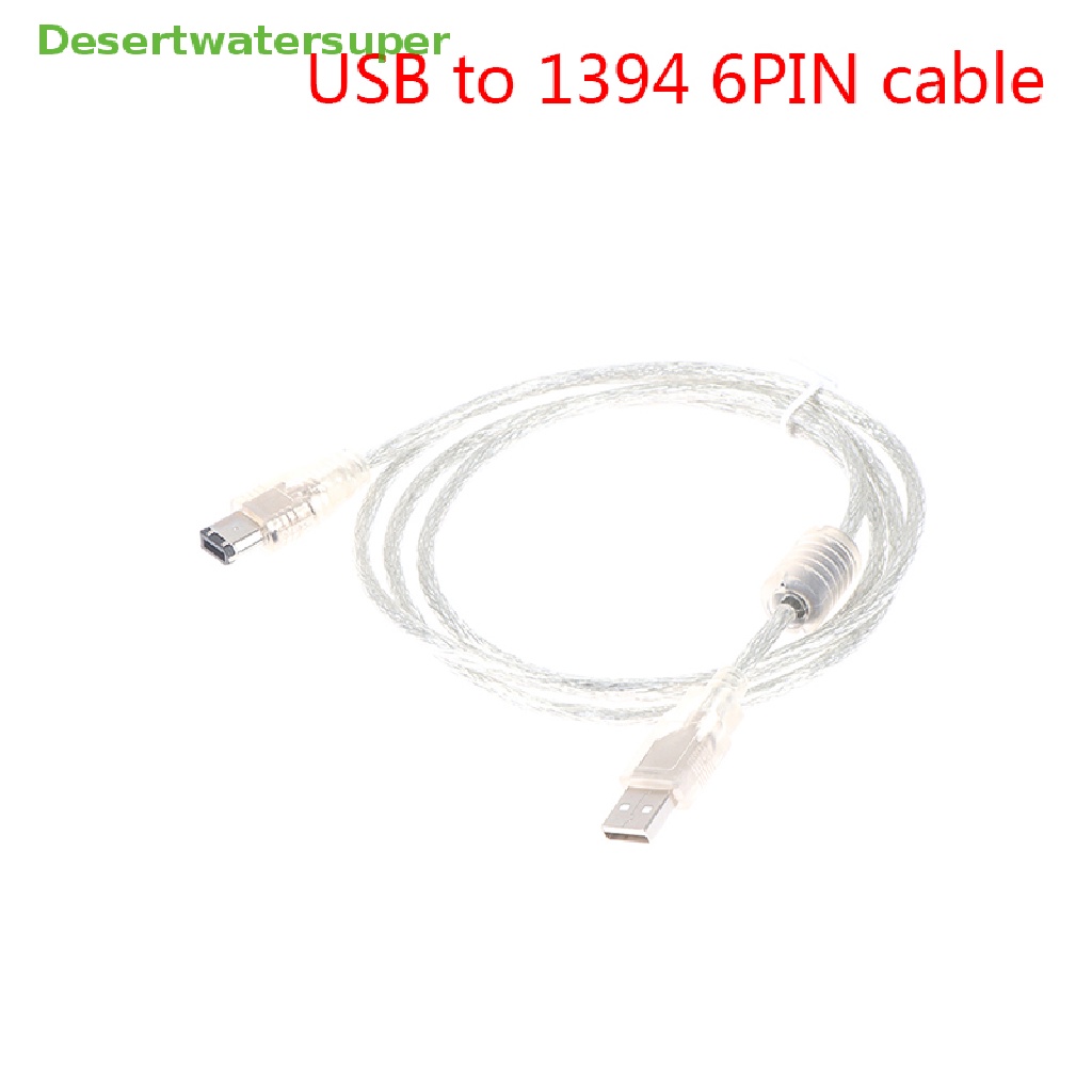 1 Dây Cáp Firewire IEEE 1394 6 Pin Male Sang USB 2.0 Male