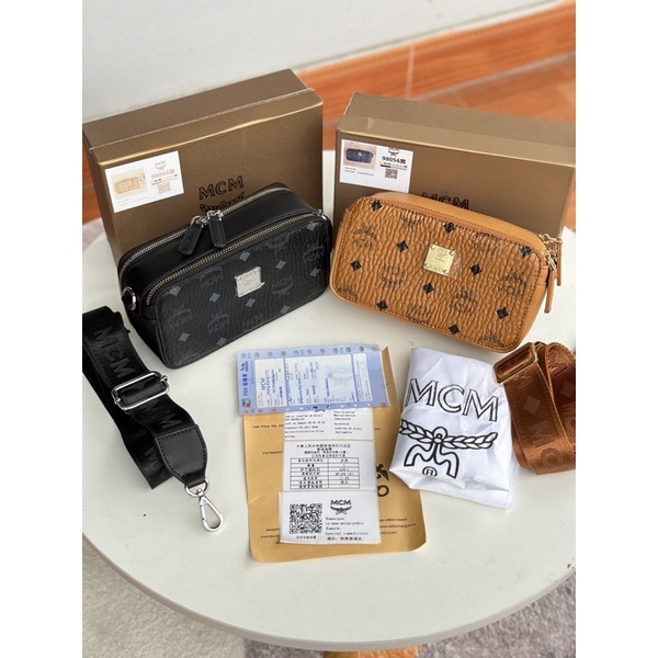 Túi đeo chéo unisex mcm