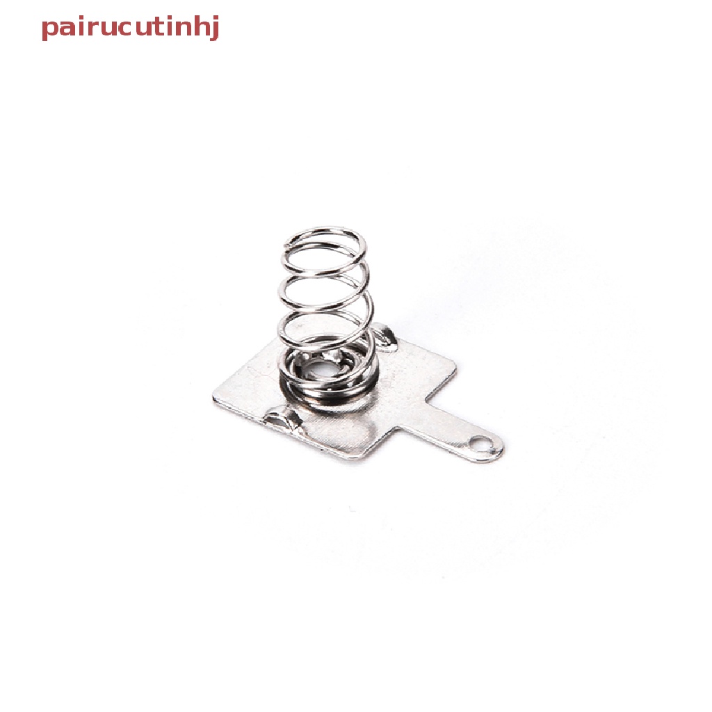 Set 10 Cặp Tấm Lò Xo Kim Loại Màu Bạc Chuyên Dụng Cho AA AAA 14.5mm * 9mm VN