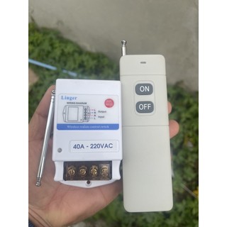 Công tắc điều khiển từ xa công suất lớn 30A -1000 mét