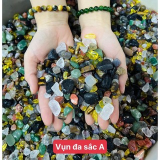 Thạch anh vụn ngũ sắc tự nhiên