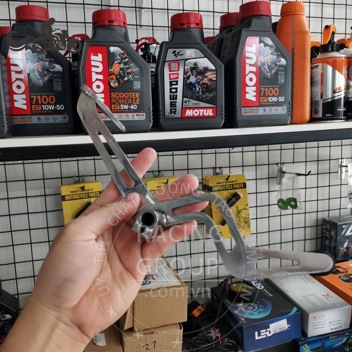 Cần số 2 chiều Salaya Wave, Dream, Future Led, Wave S inox 304 cao cấp thay thế cần số xe máy zin ko rỉ sét bay màu