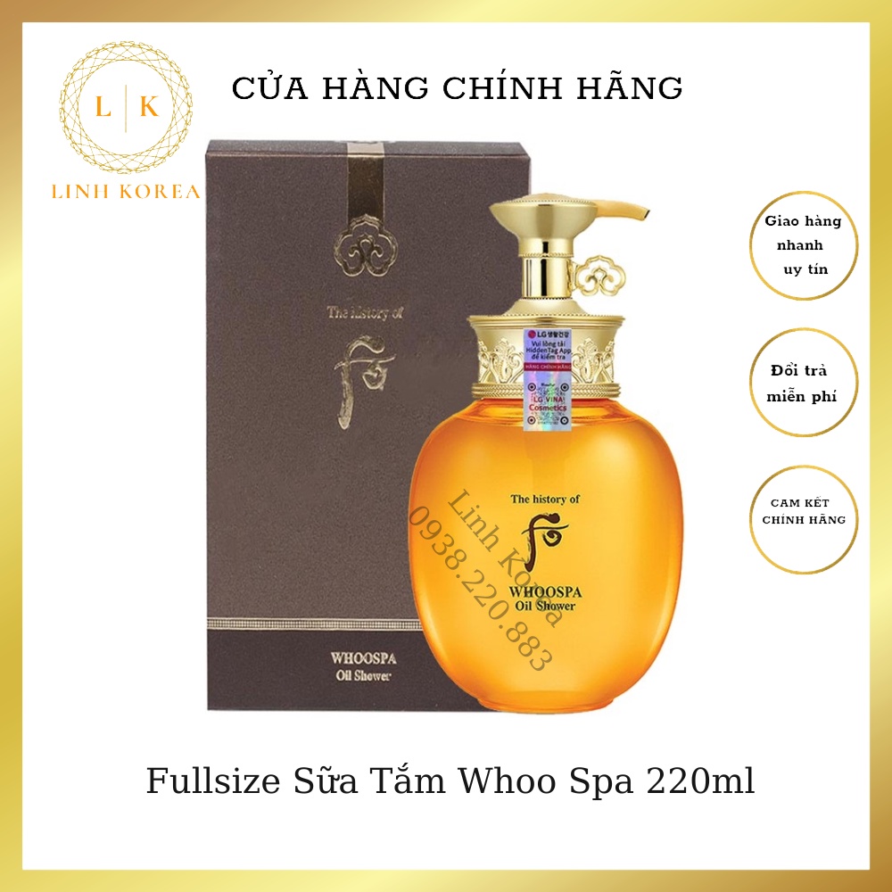 Fullsize Sữa Tắm Whoo Spa 220ml