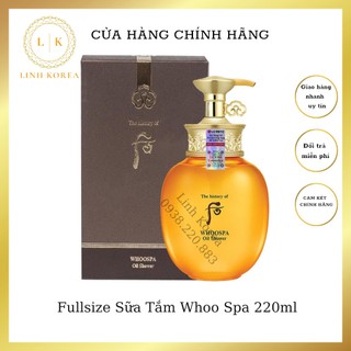 Fullsize sữa tắm whoo spa 220ml