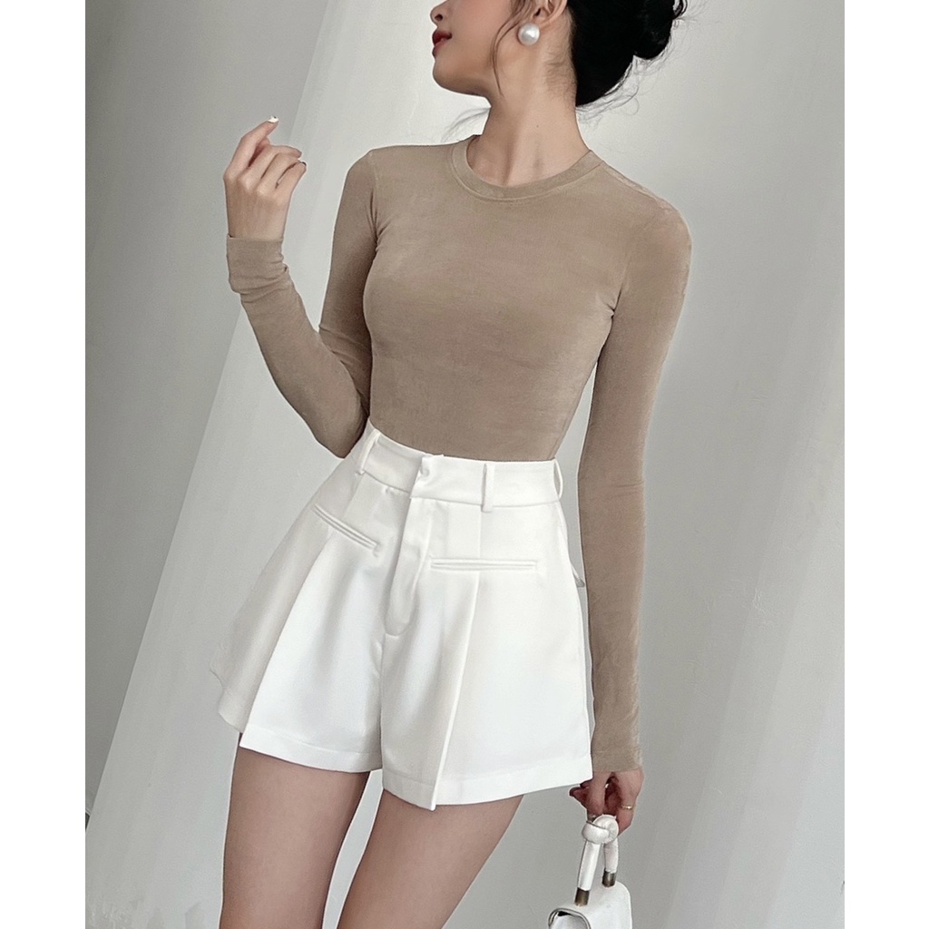 BBSTORE'S Quần Short Hai Túi Form Ngắn Xòe Trẻ Trung Năng Động -Q1559