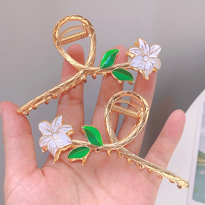 Kẹp Tóc Hình Hoa tulip / Hoa tulip / Hoa tulip Tráng Men Bằng Kim Loại Tráng Men Nhẹ Nhàng