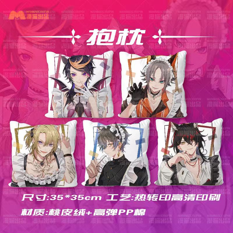 Luxiem  Maid Theme Series Merch mysta Transparent Card thẻ trong suốt vox Badge phù hiệu ike