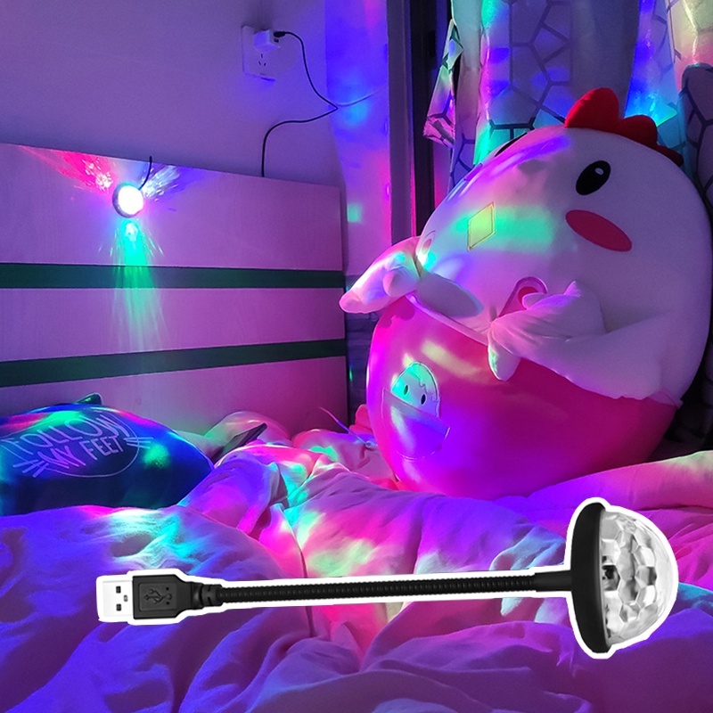 Đèn LED Trang Trí Xe Hơi Điều Khiển Bằng Âm Thanh Hình Ngôi Sao Lãng Mạn