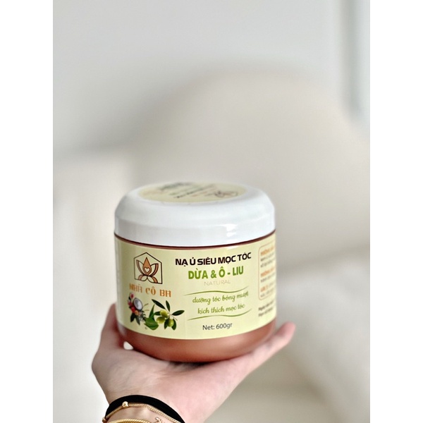 NẠ Ủ SIÊU MỌC TÓC DỪA & OLIU COLLAGEN NHÀ CÔ BA