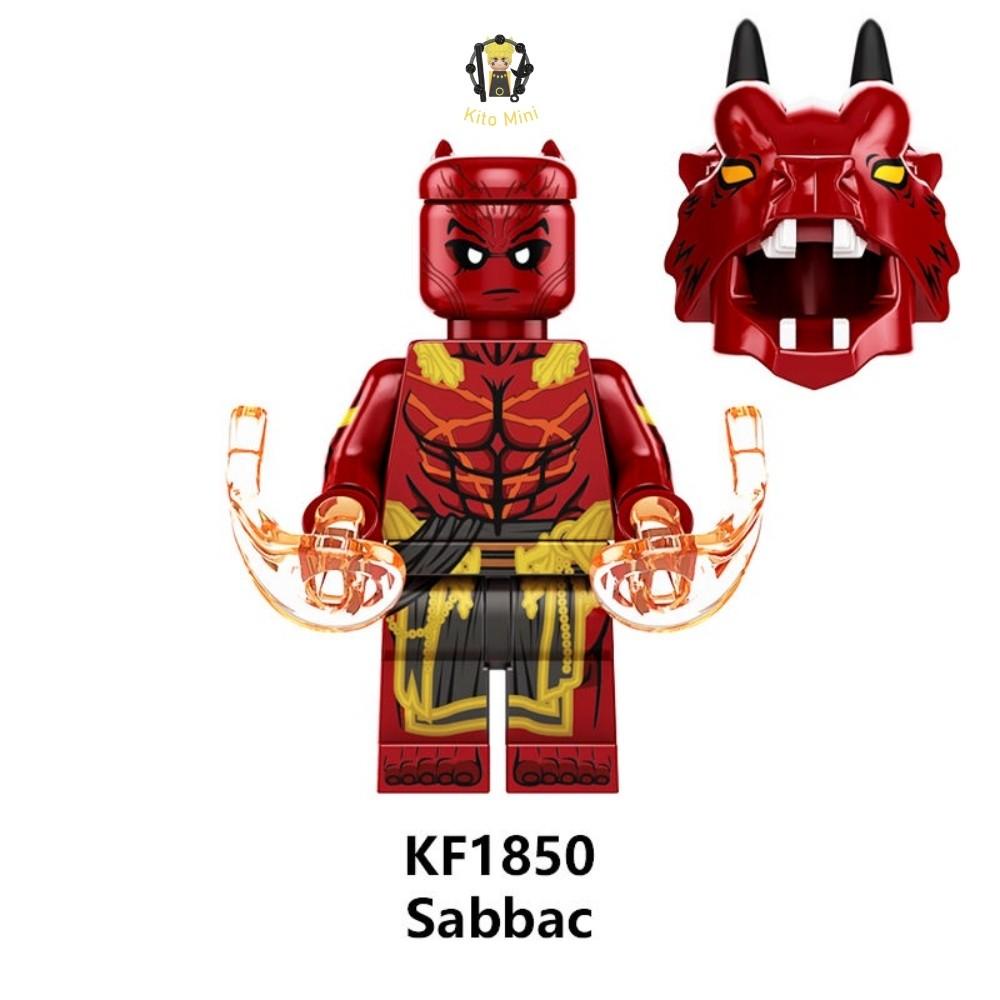 Minifigures Lắp Ráp Black Adam Hawkman Phim Siêu Anh Hùng DC Mẫu Mới KF6177