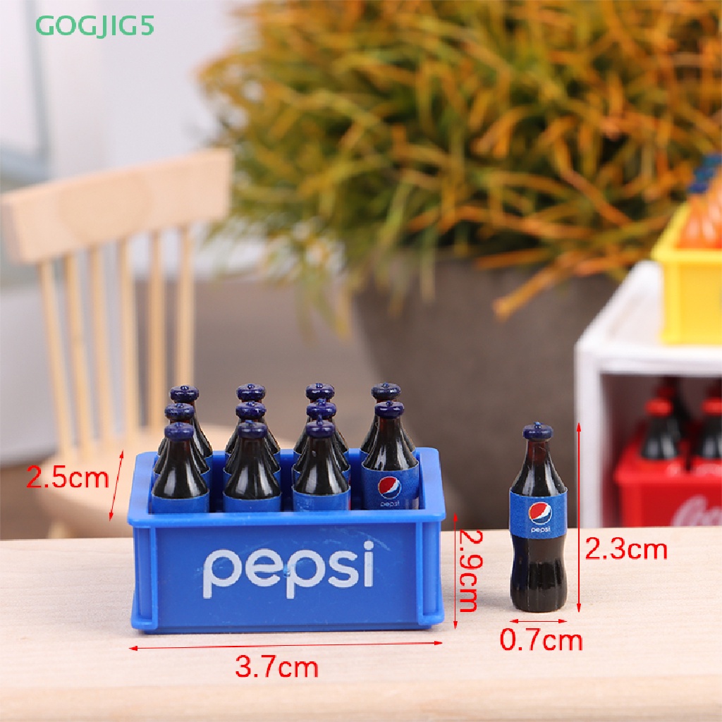 Mô Hình Chai Nước Uống Mini Tỉ Lệ 1: 12 Dùng Trang Trí Nhà Búp Bê