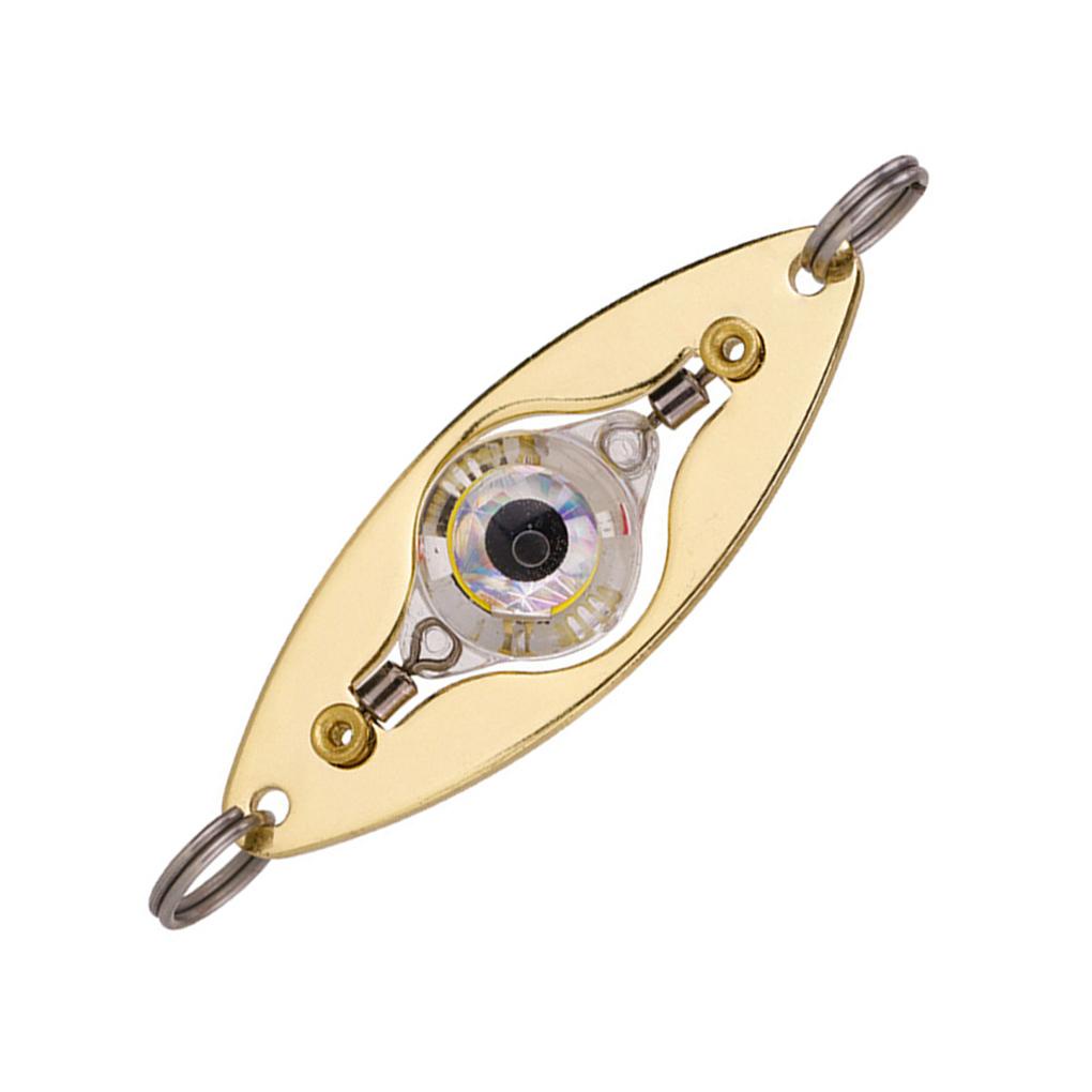 Mồi Câu Cá Giả Mini Bằng Nhựa Hình Con Mực Phát Quang Có Thể Xoay Được