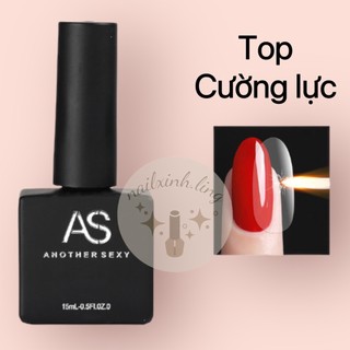 Base Top Sơn Gel AS chai vuông mới - cường lực - lì - kiềm dầu