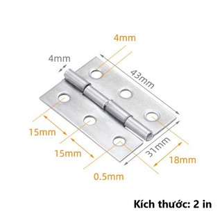 BẢN LỀ LÁ , BẢN LỀ LÁ MINI .