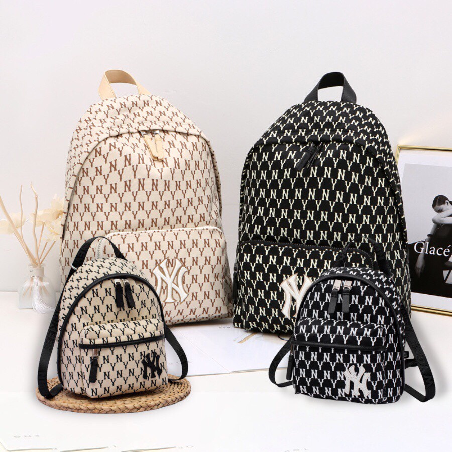 Balo MLB NY phiên bản monogram cao cấp (chuẩn hãng)