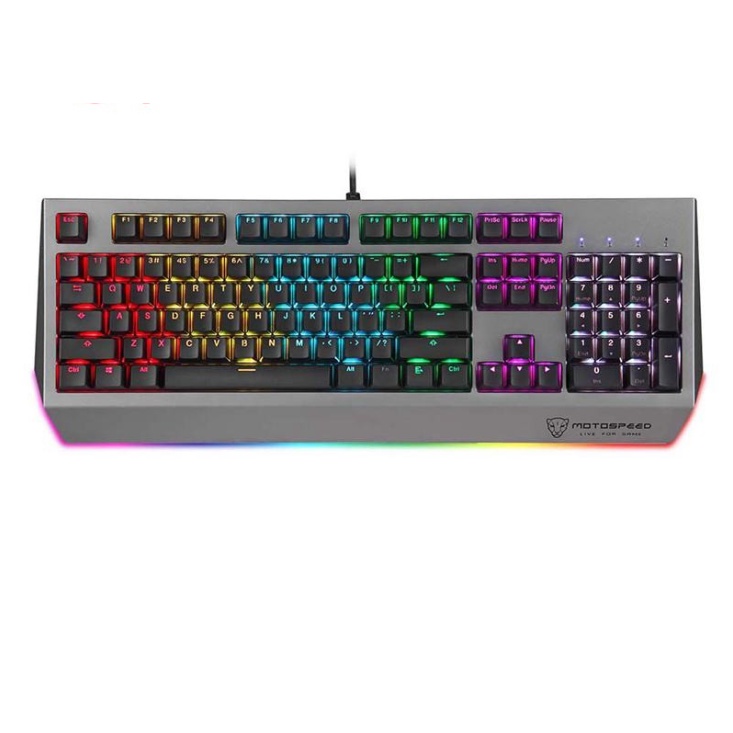 Bàn phím cơ game thủ Motospeed CK99 Gaming Keyboard LED Rainbow chống nước