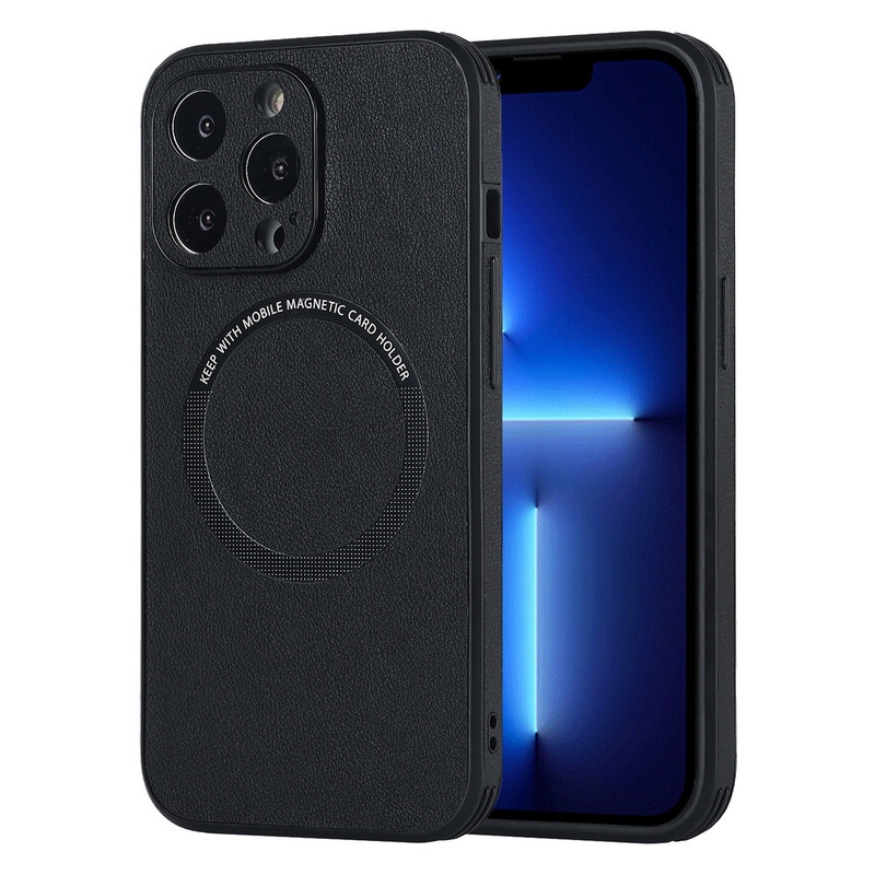 Ốp Điện Thoại Da Silicon Từ Tính Kiêm Sạc Không Dây Cho iPhone 14 13 12 11 Pro Max X XR XS Max 7 8 Plus