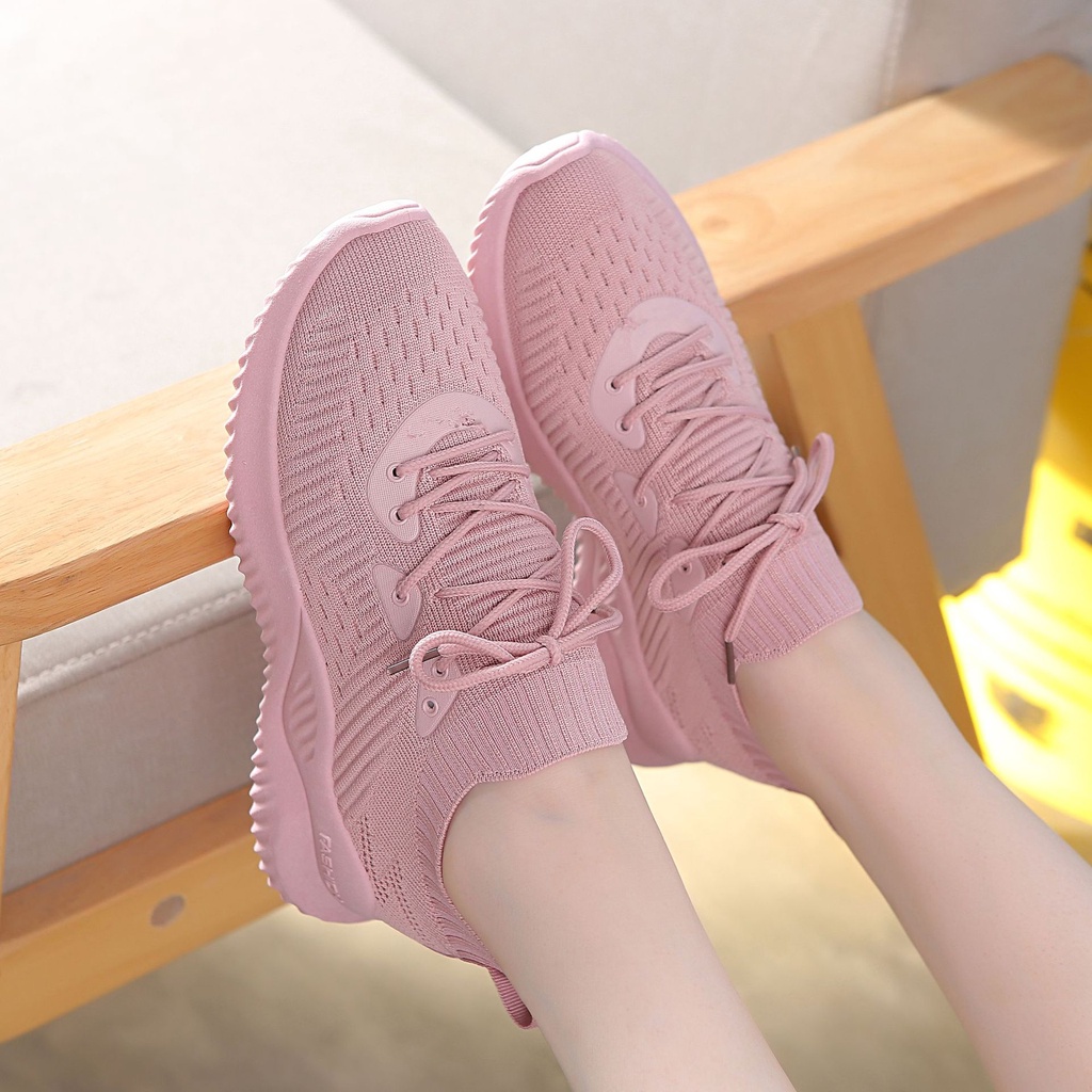 Giày Lười Màu Trơn Thoải Mái Thời Trang Hàn Quốc 2023