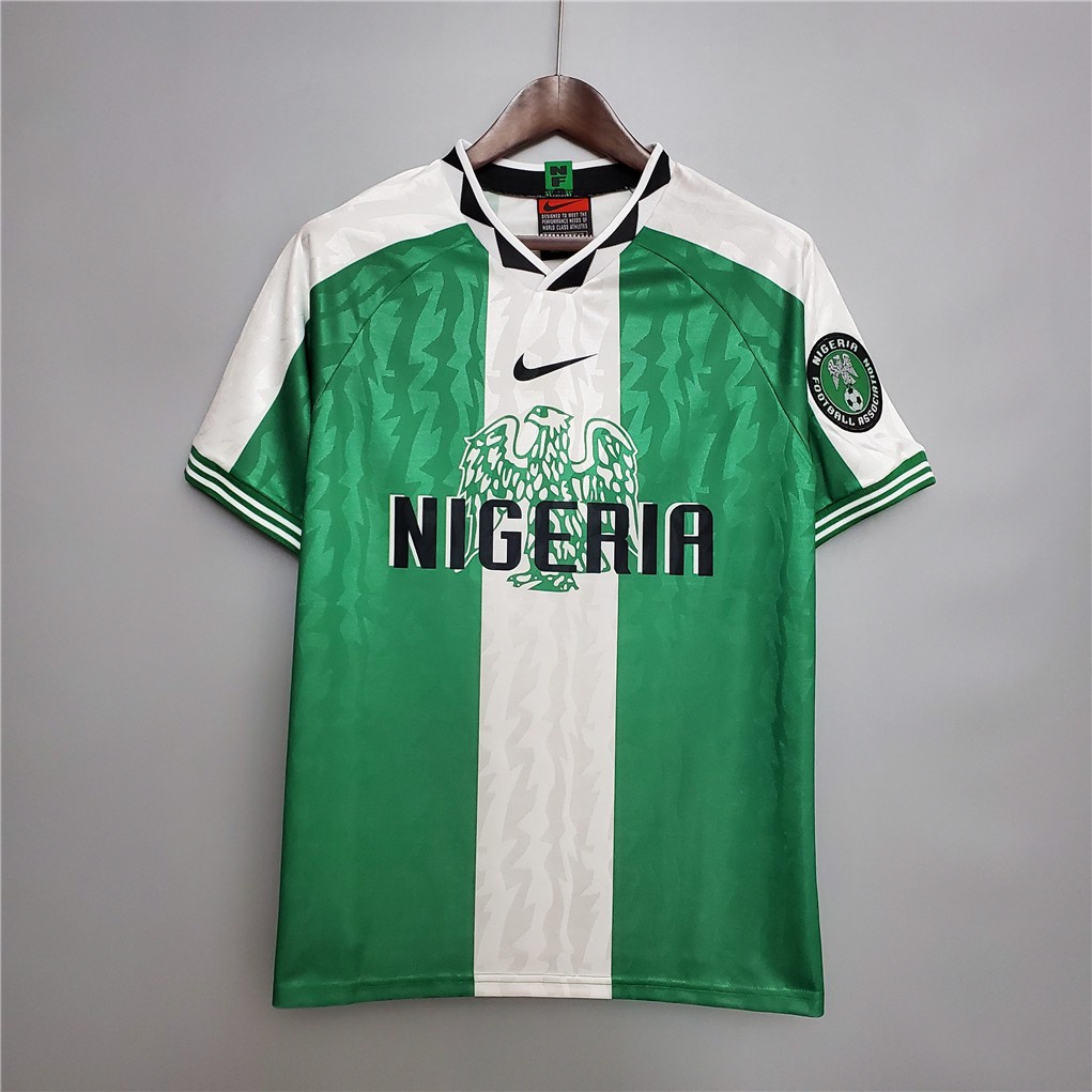 Áo Bóng Đá Đội Nhà Nigeria 1996 Kiểu Retro Cá Tính