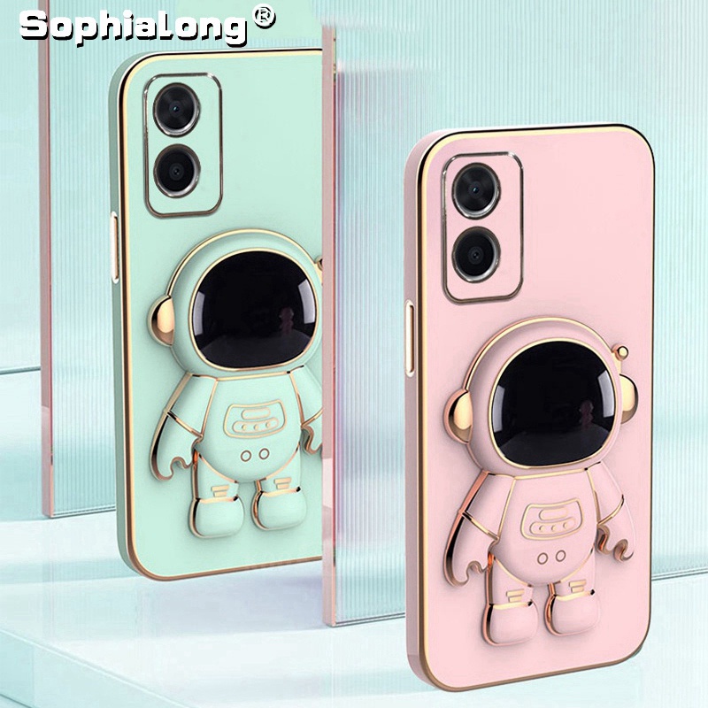 Ốp Điện Thoại Có Giá Đỡ Hình Phi Hành Gia Cho OPPO Reno8 T Reno 8 T 8T 4G 5G A1 Pro