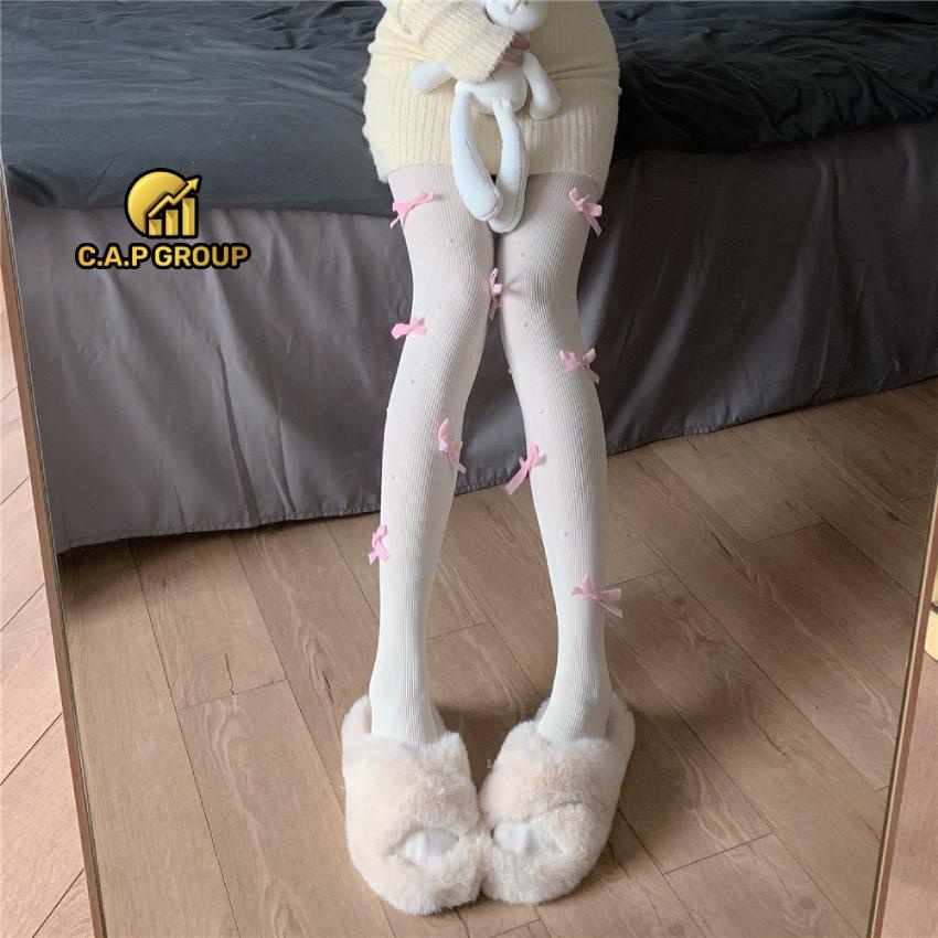 Tất vớ qua đầu gối cho nữ kiểu nữ sinh Nhật Bản cổ cao style Hàn Quốc cosplay học sinh -VC
