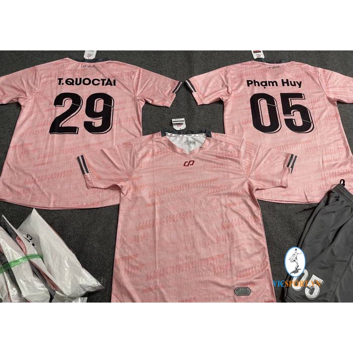 Quần Áo Thương Hiệu CP VIDOR Chất Lượng Cao Cấp, Áo Đá Bóng Không Logo - Vicsport