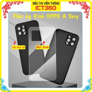 Phôi ốp lưng kính in chuyển nhiệt, in uv, phôi ốp da, phôi 2d oppo a1k/a15/a15s/a35/a16/a17/.......