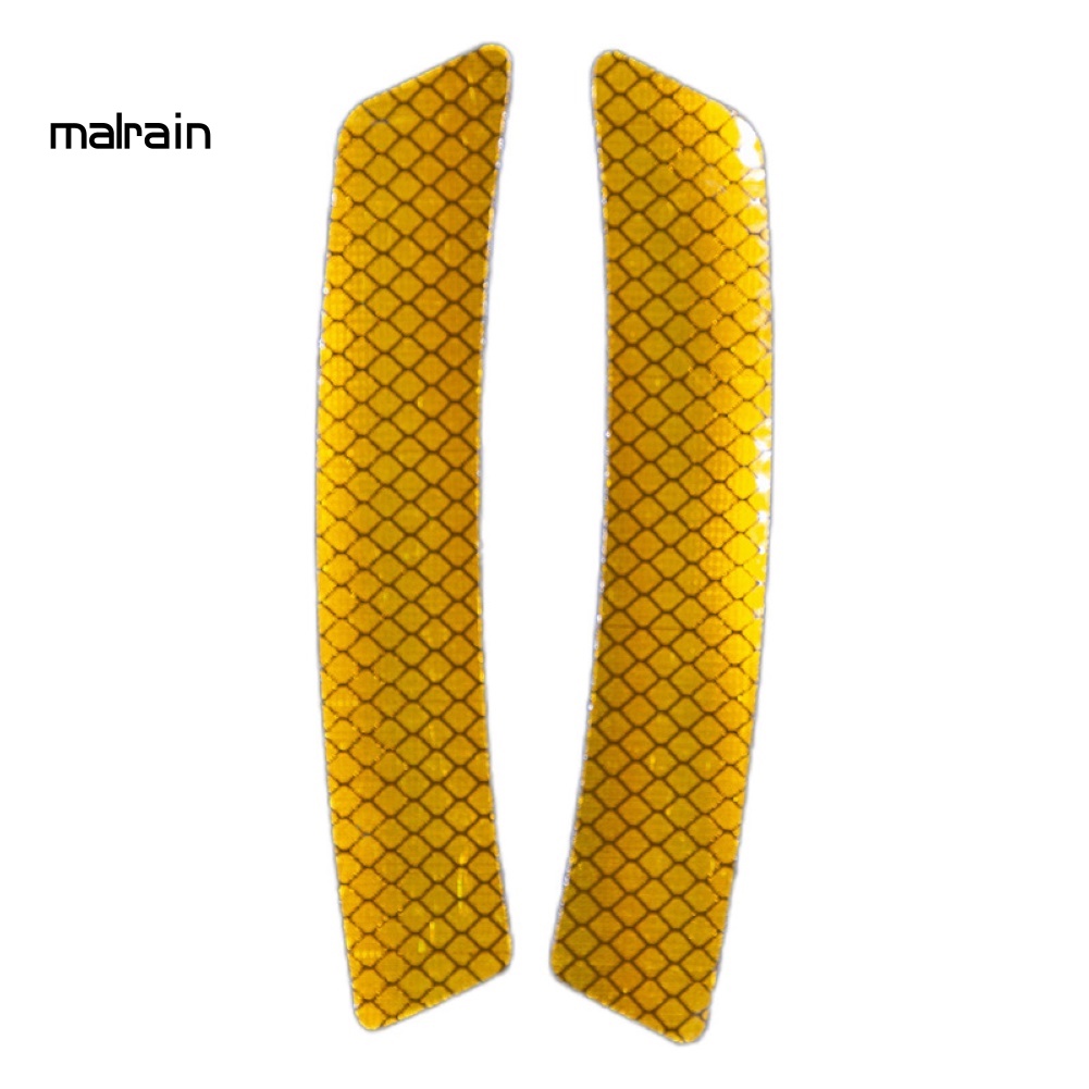 1 Cặp Miếng Dán Phản Quang Cảnh Báo Chống Va Chạm Cho Cửa Xe Hơi