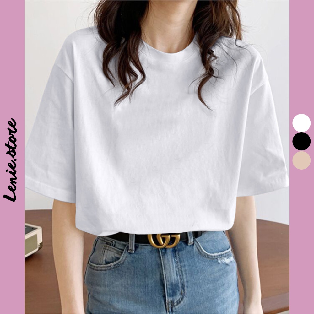 [DEAL HOT] Áo thun trơn Unisex MADELA nam nữ tay lỡ cotton co giãn 4 chiều, Áo phông trơn nam nữ