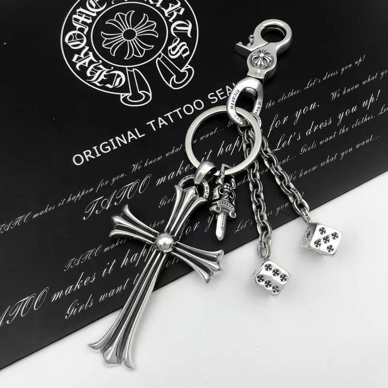 MÓC KHOÁ CHROME HEART Thép Titan Không Gỉ CH-91 - Móc Đeo Quần titan Chrome heart Lớn CH-91/ Chrome heart