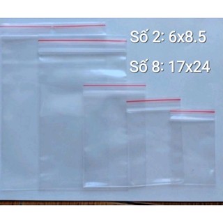 1Kg Túi Zip Chỉ Đỏ Số 02