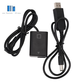 Pin dummy np-fw50 w / dc power bank usb cho sony a7r, a7, a7s, a7s ii, a5000, a5100, a6000, a6500, a33, a35, a55, alpha nex-3, nex-5, nex-5, nex-7 nex-5, dsc-rx10 ii