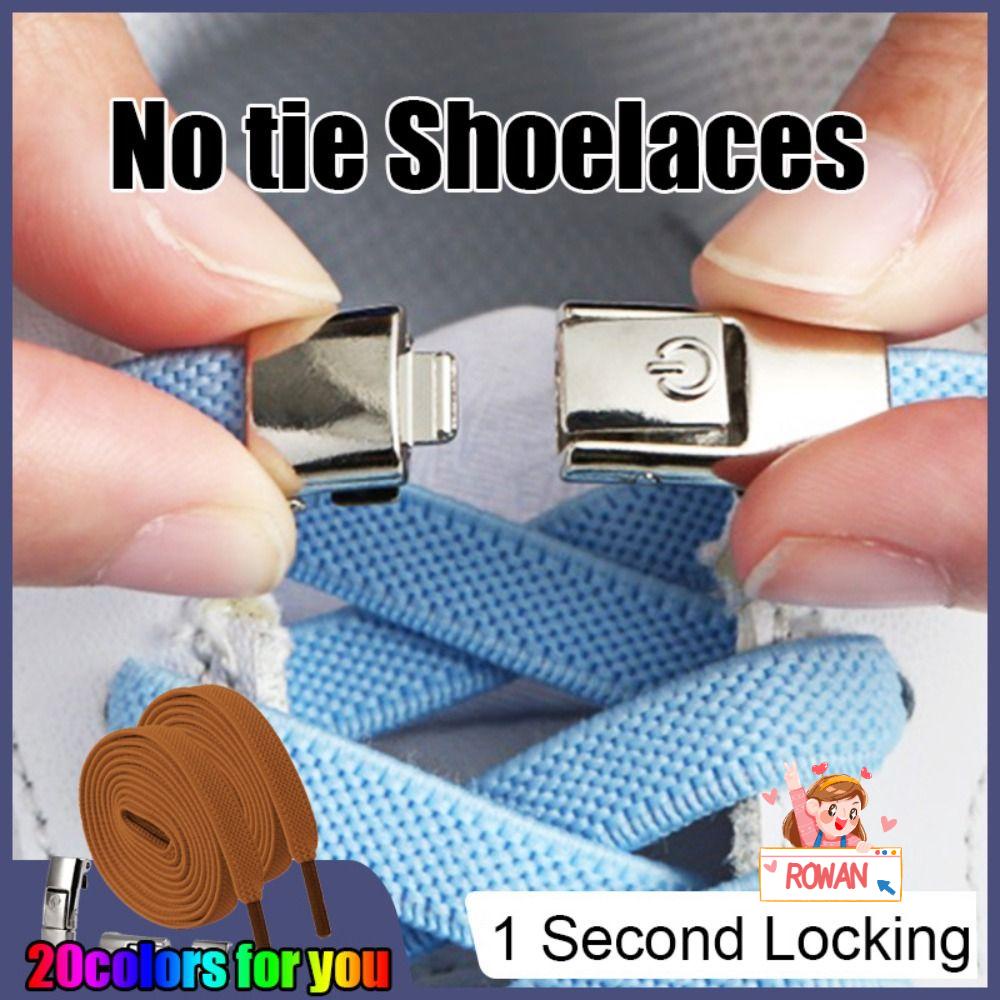 Rowans Dây Buộc Giày Lười Đàn Hồi Khóa Nhanh Chóng Trong 1 Giây Dành Cho Người Lớn Và Trẻ Em
