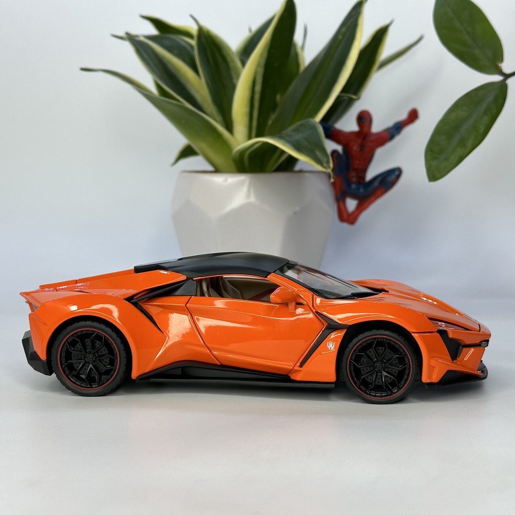 Mô hình siêu xe Wmotors Fenyr SuperSport tỷ lệ 1:24 bằng kim loại cực ngầu