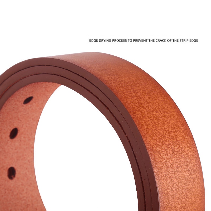 Thắt Lưng Da Thật Phối Khóa Gài Phong Cách Retro Cao Cấp Cho Nam