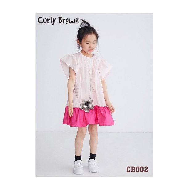 Váy phối màu Curly Brown size 90-160