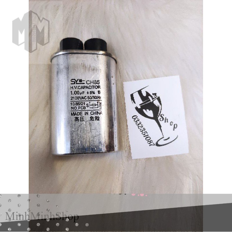 Tụ lò vi sóng - tụ cao áp 1uF 2100v chất lượng cao