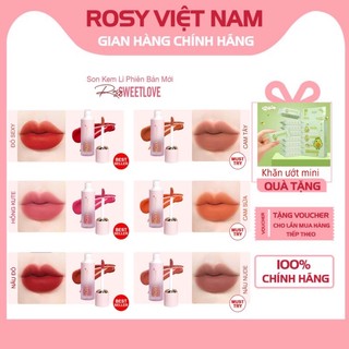 Son Kem Rosy bán chạy nhất năm, quà tặng 8-3 ý nghĩa, son không chì,không bị thâm, mềm mịn lâu trôi