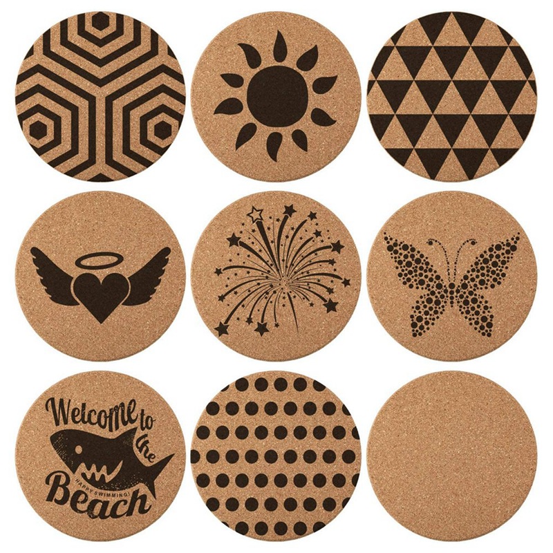 Đế Lót Ly Bằng Gỗ Dày Dặn Tiện Dụng Cho Nhà Hàng / Quán Cà Phê /