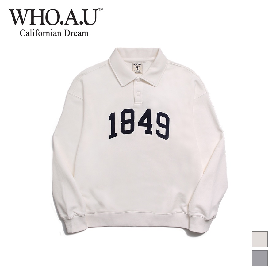 Áo Sweashirt WHO.A.U WHMAD2237M 1849 Patch Kara Sweatshirt