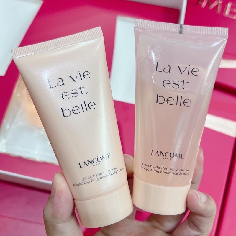 SỮA TẮM NƯỚC HOA LANCOME 50ML TÁCH SET