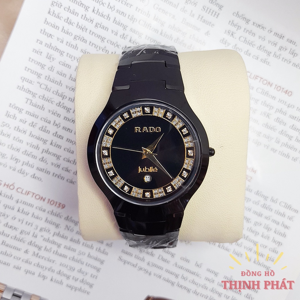 Đồng Hồ Nam RD JL6020 Kính Vỏ Dây Sapphire Đính Đá Cao Cấp