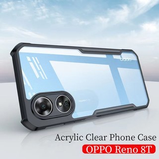 Ốp điện thoại Chất Liệu PC + TPU Trong Suốt Chống Sốc Cho OPPO Reno 8T 5G Reno8T 4G OPPO A78 A17 A17K